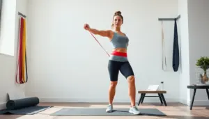 lower body resistance band workout