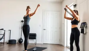 resistance band tricep workout